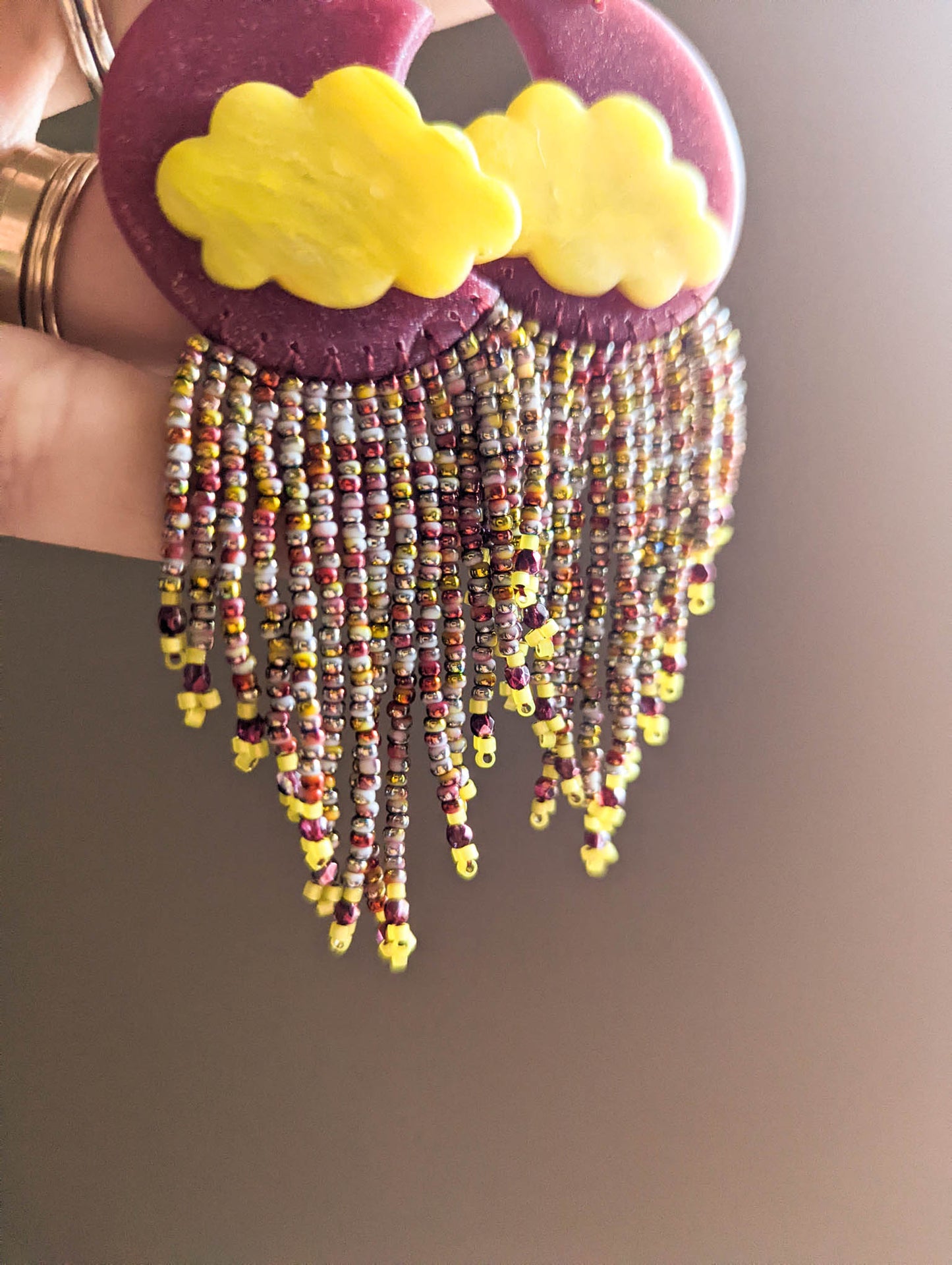 Moon Fringe - Maxi - Citrine