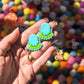Oval Stud - Chunky - Cauldron Goo