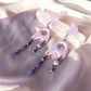 Jetsons - Lilac Mochi - Swarovski, Firepolish, Faceted Jade, Freshwater Pearl - Buffed
