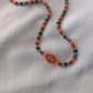 Coral Snake Choker - Peas & Carrots - Glimmer - 18 inches