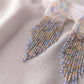 Stone Fringe - Winter Winds - Sapphire Bicone - Buffed - Glimmer Cut