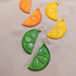 Citrus Slice - Hand Painted - Glossy