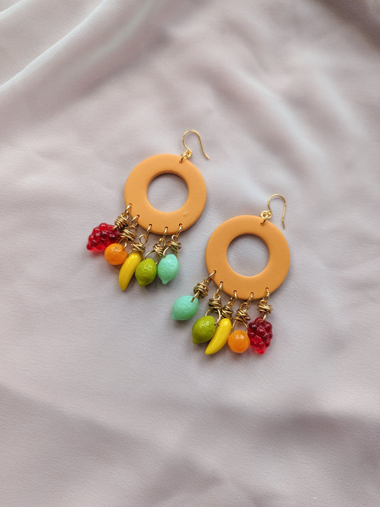 Fruit Cup - Glass Fruit Beads