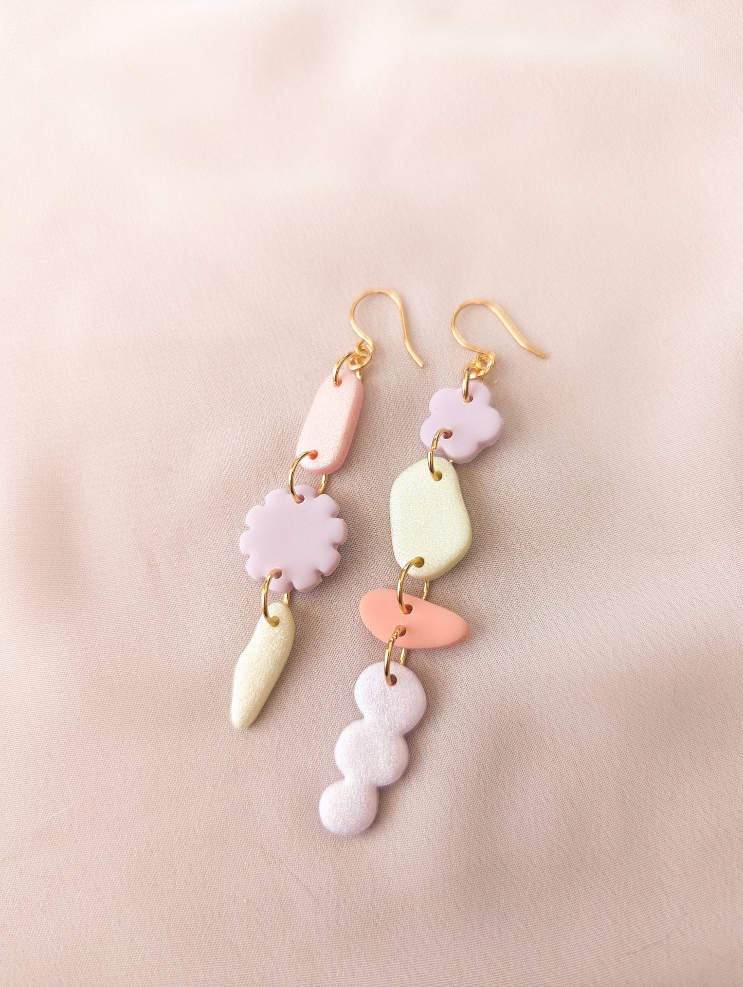 Squiggly Drops - Choose Your Colorway - Pastel Candy