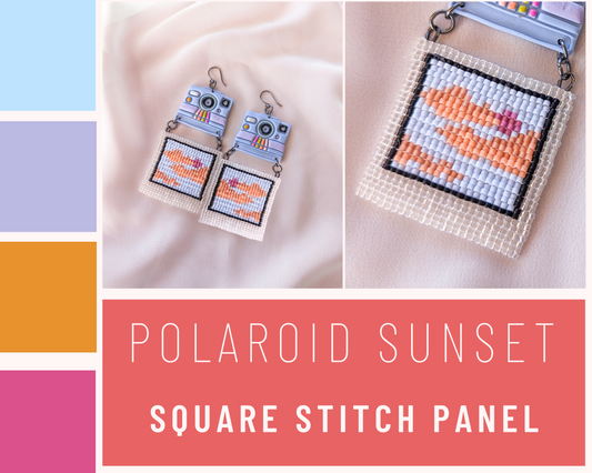 Polaroid Sunset - Pattern ONLY