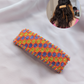 Dotty Panel - Carrot, Lilac, Chartreuse - French Barrette